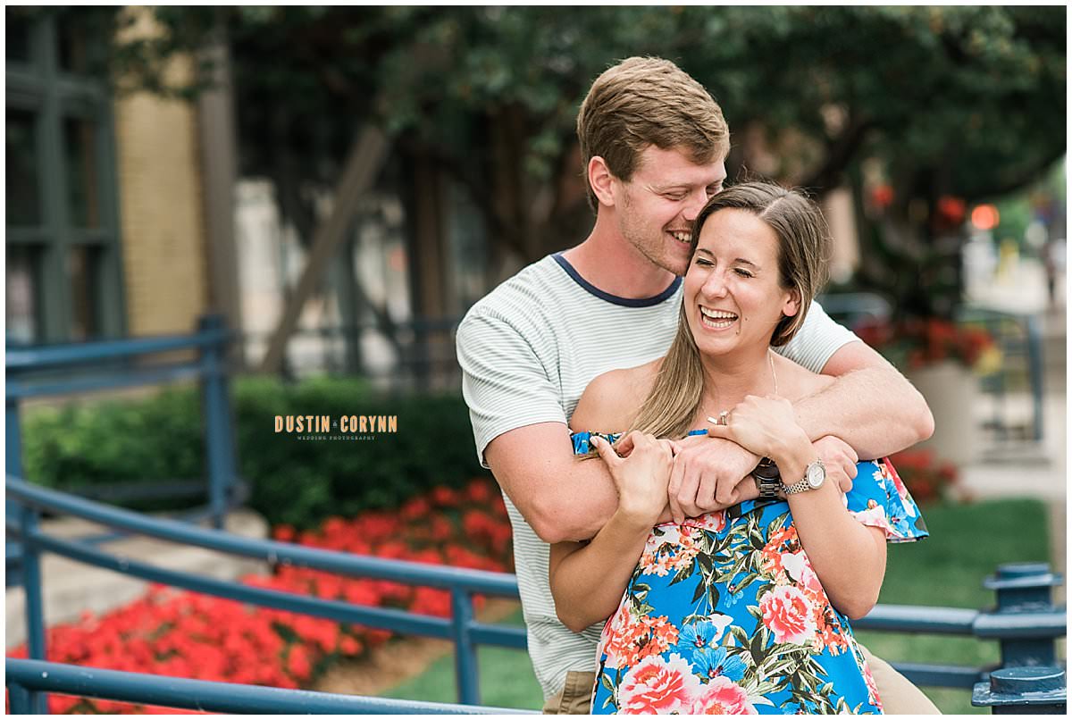 Downtown Indianapolis Mass Ave Engagement Photos | Lindsey & Andrew