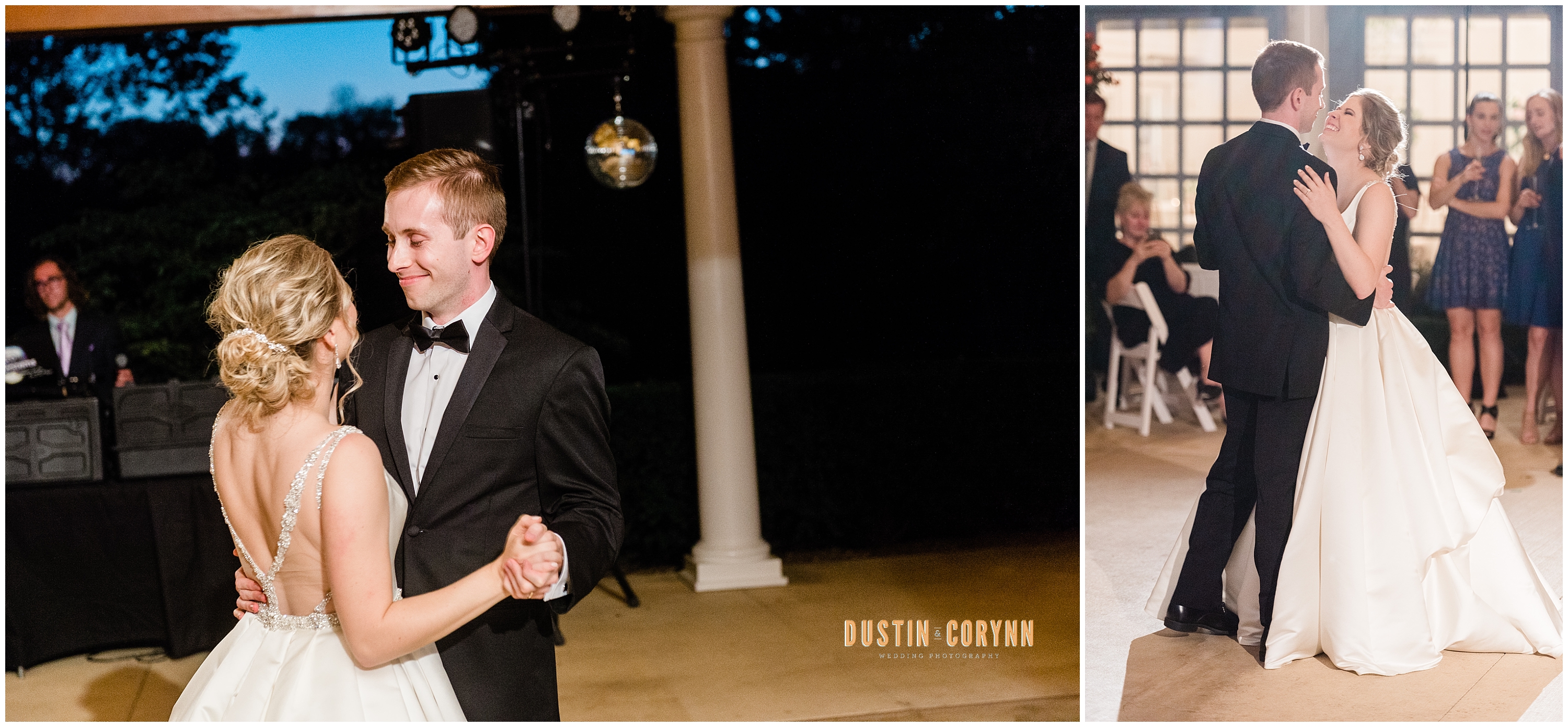 Fort Wayne wedding photographer captures first dance at Sycamore Hills Golf Club 