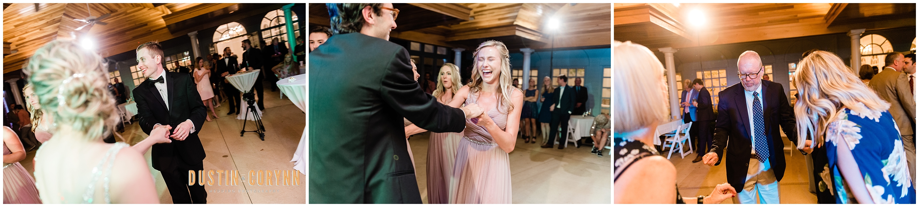 Indiana wedding photographer captures guests dancing