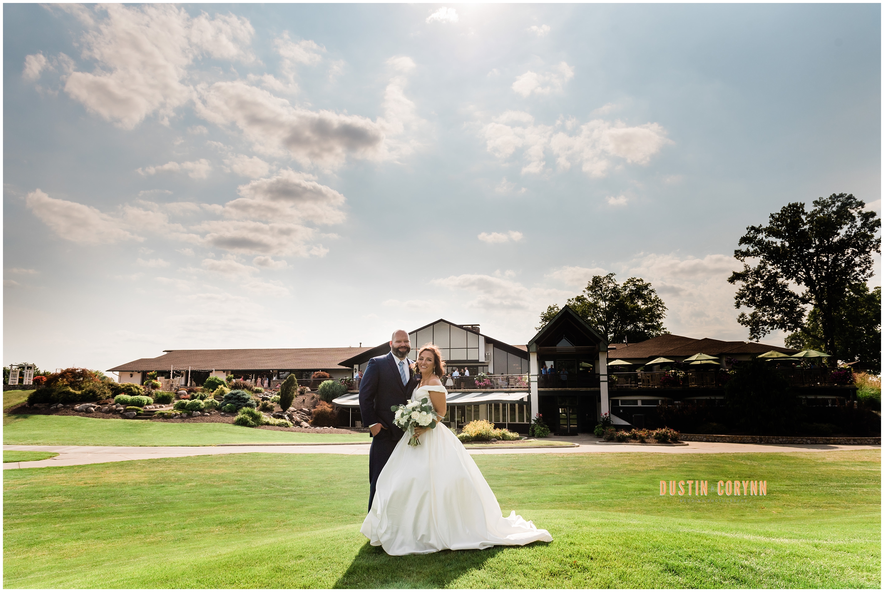 Blue Skies at Pine Valley Country Club Wedding