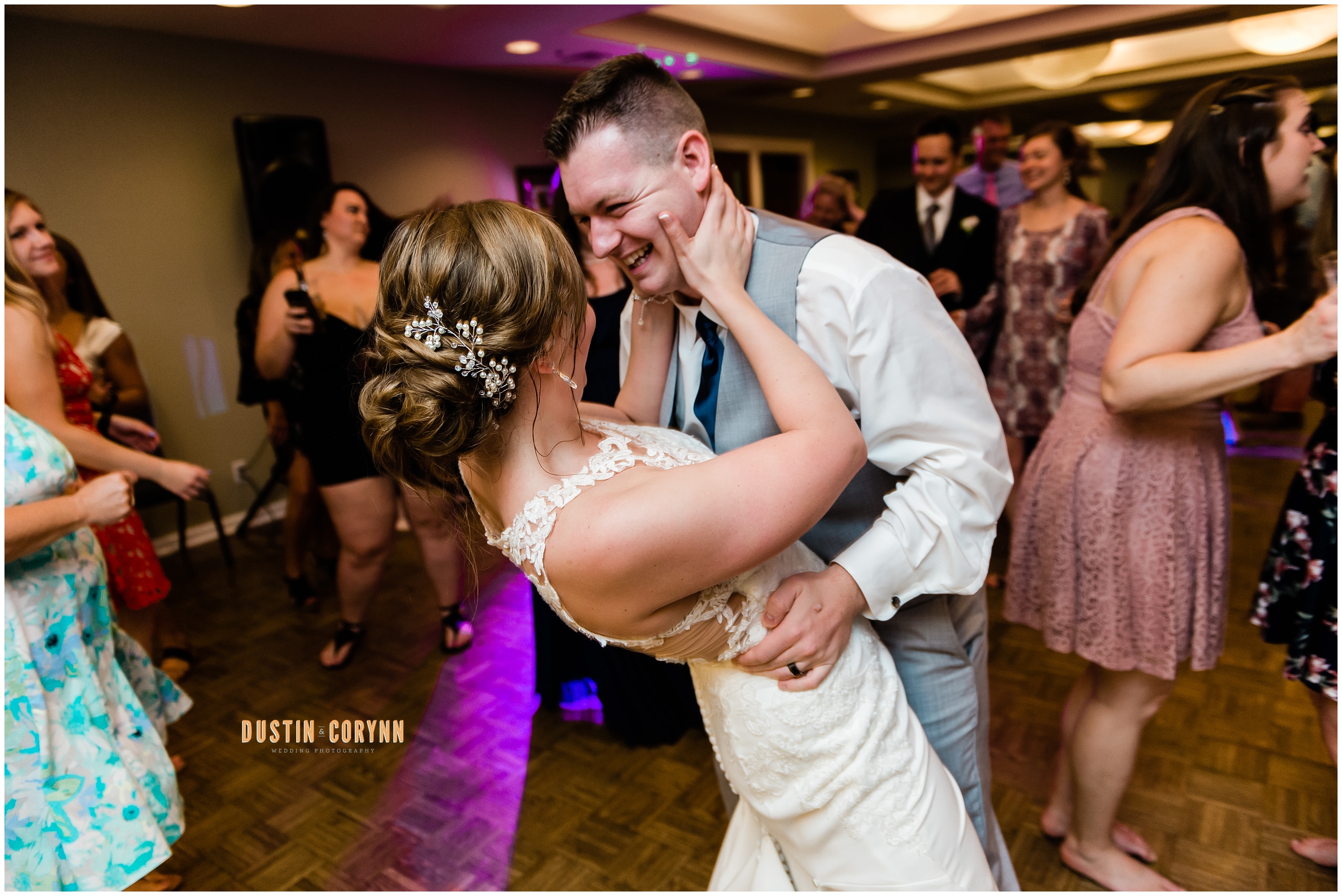Bride and Groom - A Moment on the Dance Floor