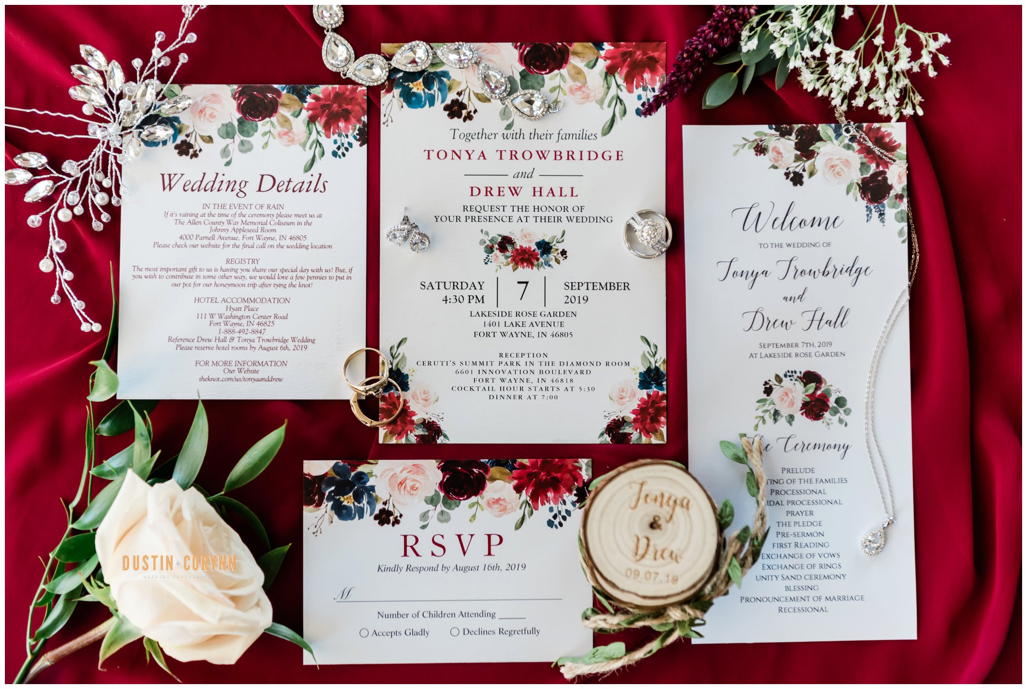 Details at Rose Garden Wedding