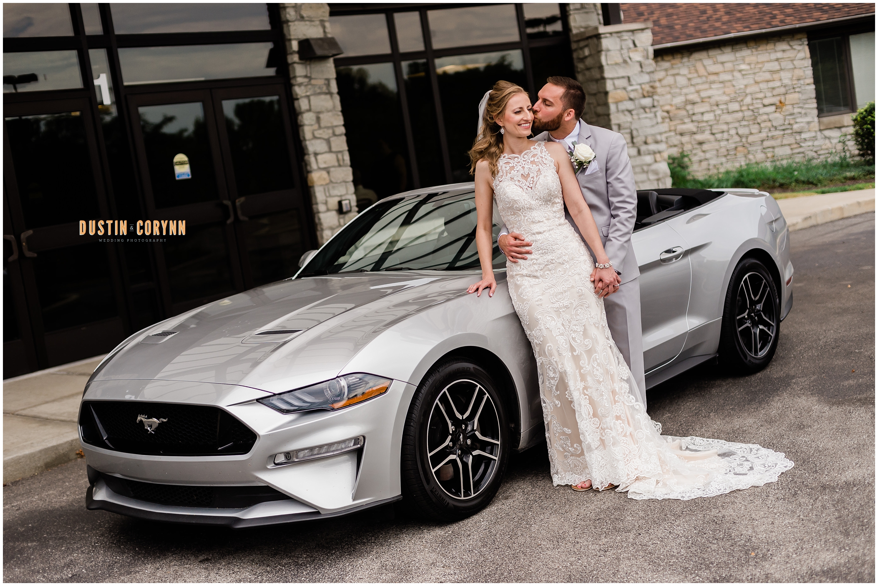 Mustang Gift at Carmel Wedding