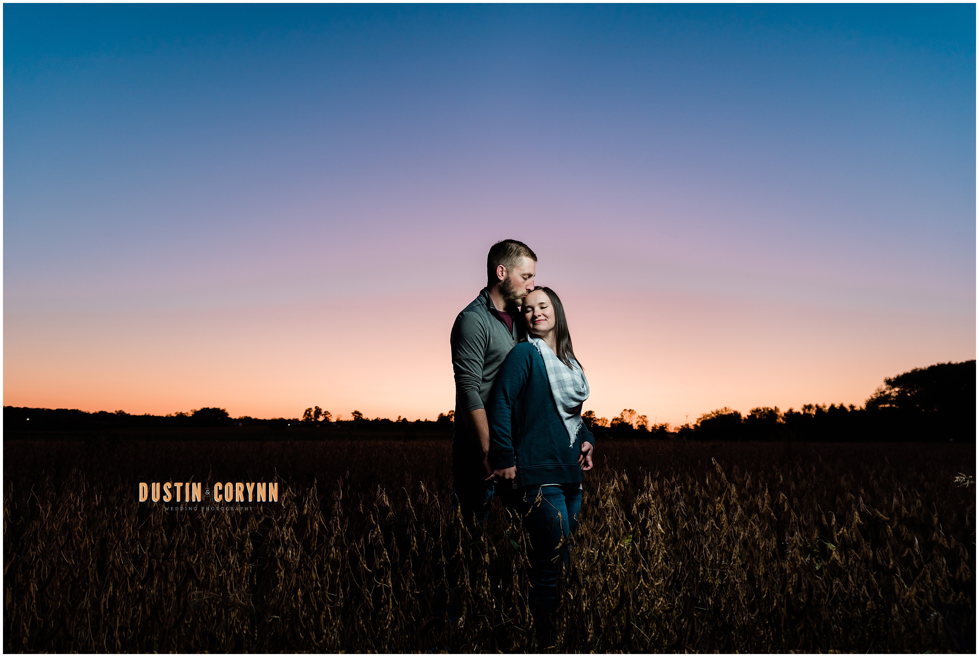 Sunset at Home Engagement Session