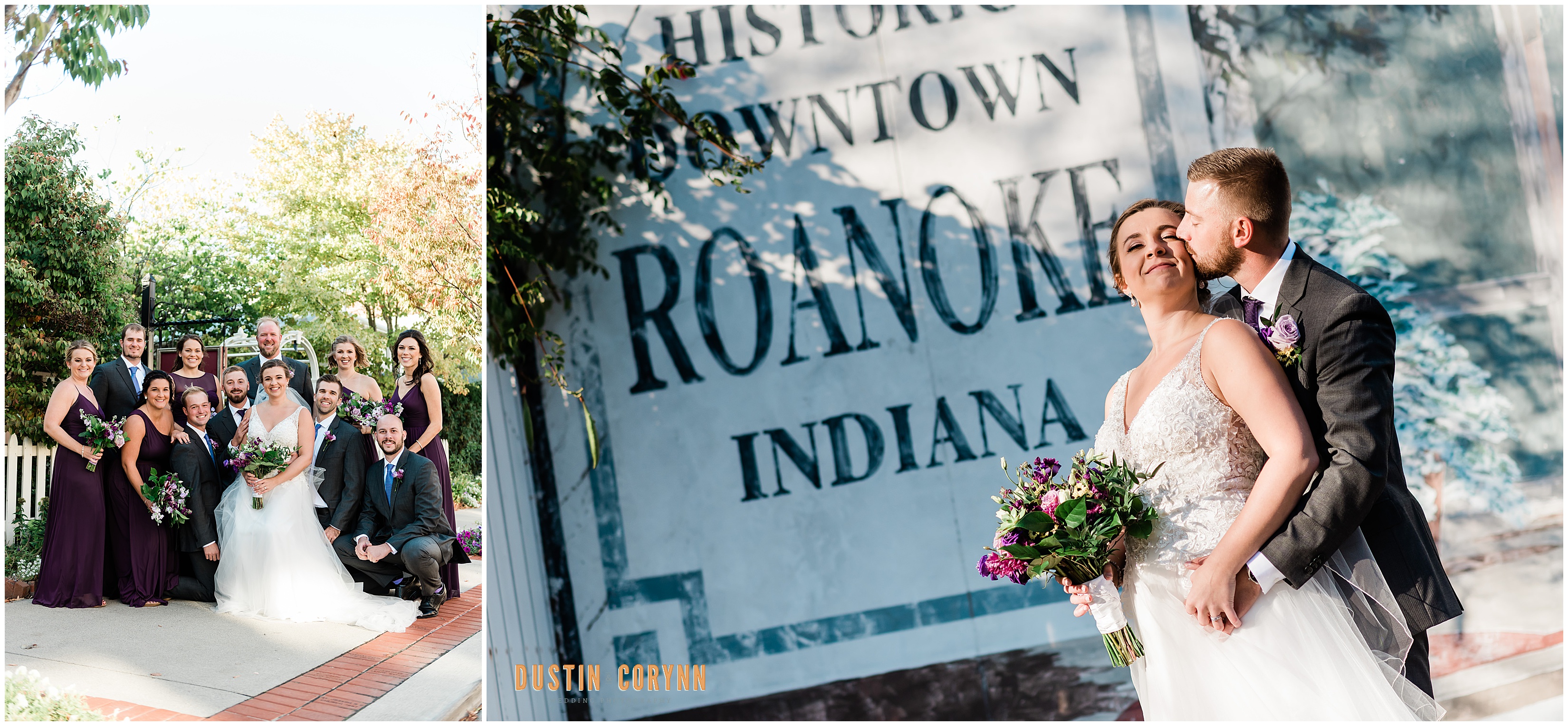 Portraits at Roanoke Indiana Wedding