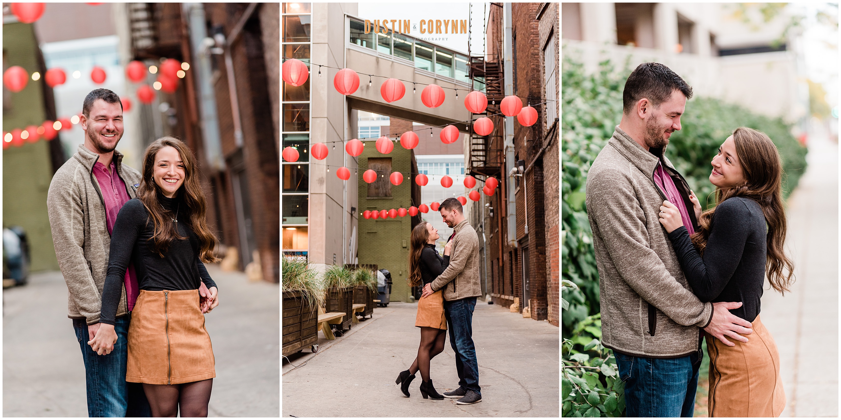 Engagement Photos in Downtown Fort Wayne