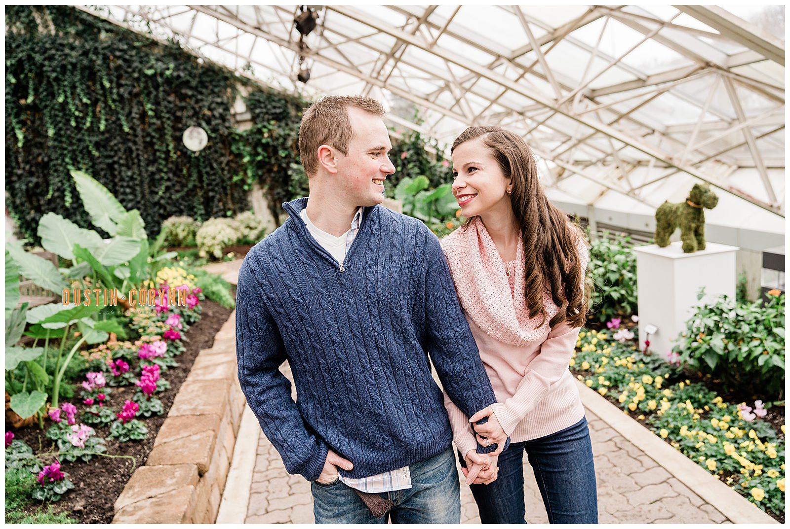 Engagement at Botanical Conservatory