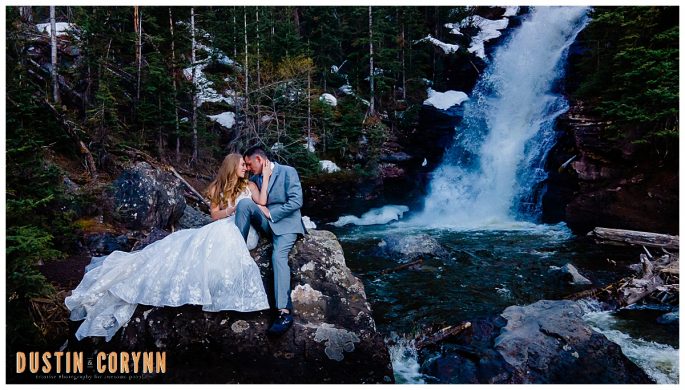 waterfall wedding
