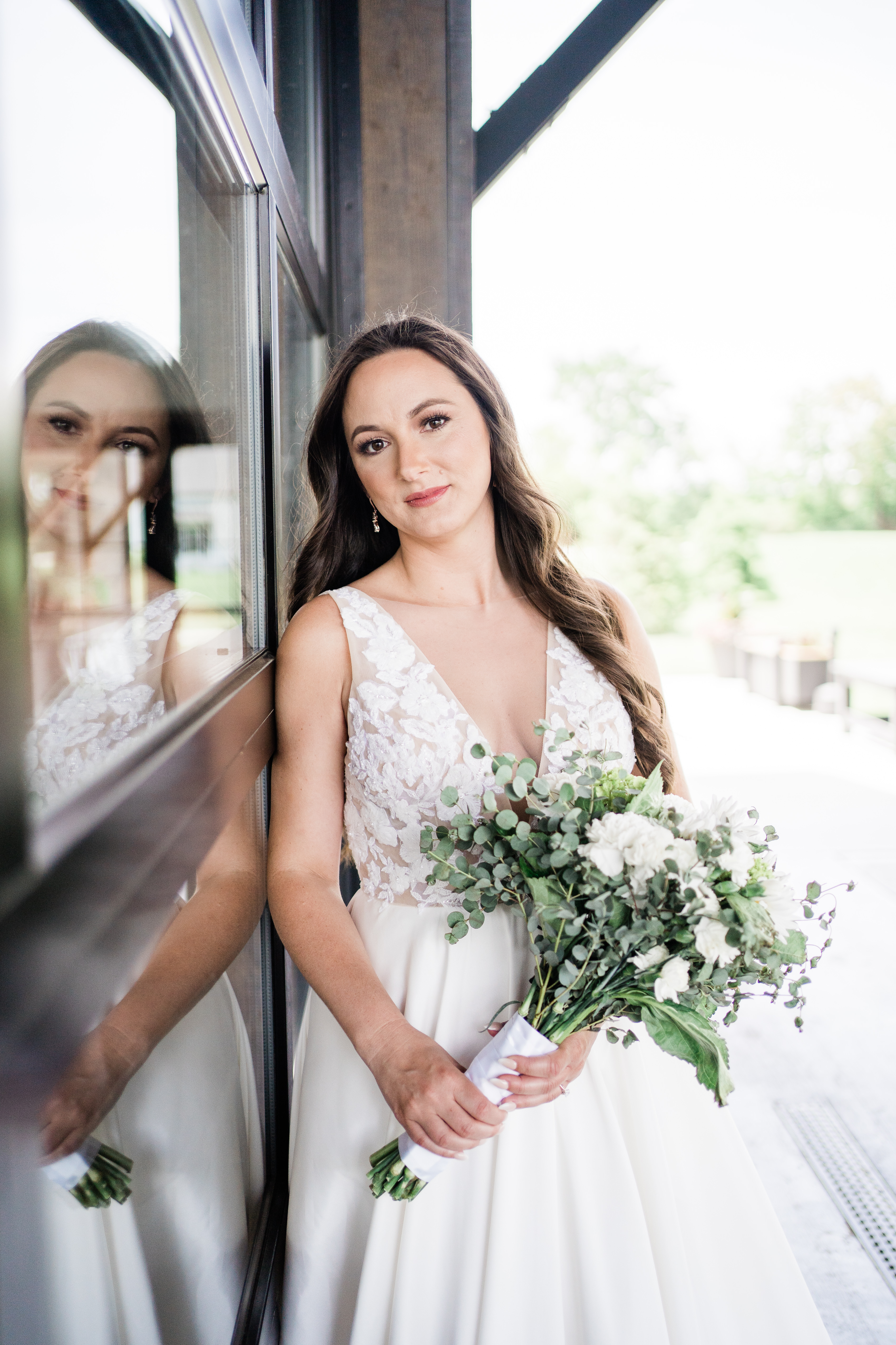 bridal portraits by Fort Wayne wedding photographers